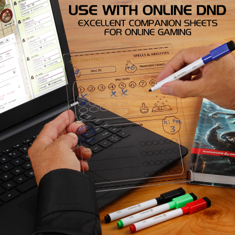Set Fise Reutilizabile DnD ENHANCE Gaming [5]