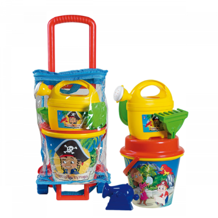 Jucarii de exterior - Set jucarii pentru plaja cu troler Pirati