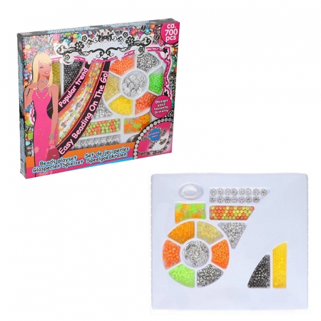 Set margele decorative Eddy Toys 700 piese Galben [1]