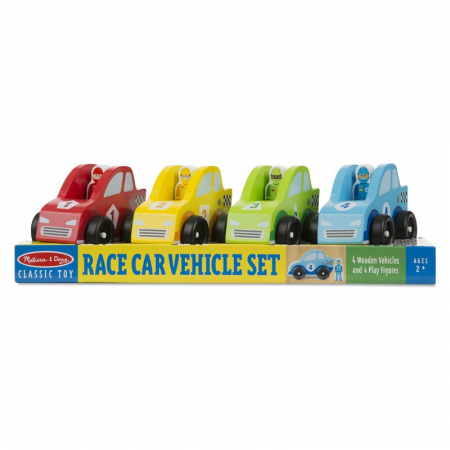 Set masinute de curse din lemn Melissa and Doug [2]