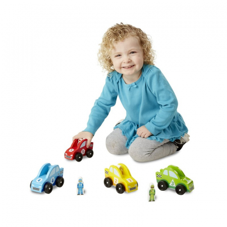 Set masinute de curse din lemn Melissa and Doug [1]