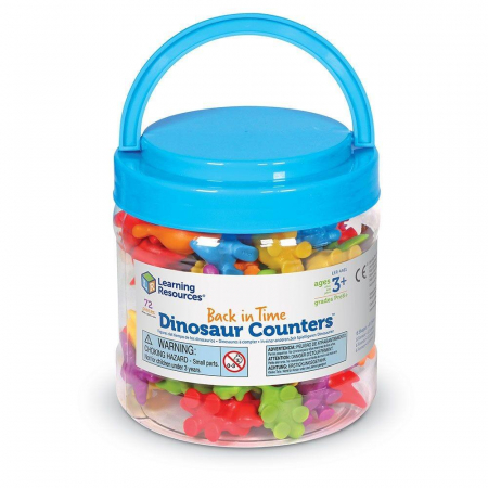 Set pentru sortat si numarat - Dinozauri jucausi (72 piese) [2]