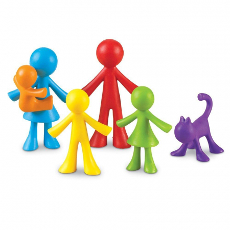 Set pentru sortat si numarat - Familia mea (72 piese) [2]