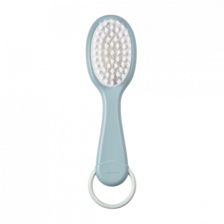 Set perie si pieptene Beaba Green Blue [2]