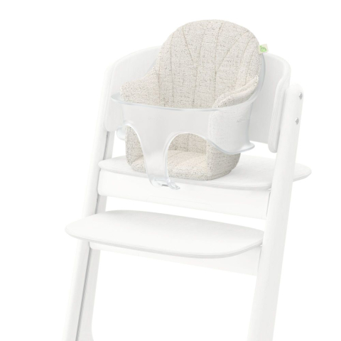 Balansoare bebelusi - Set perne bebelusi pentru scaun Cybex Platinum LEMO Cream White
