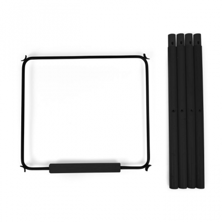 Scaune masa bebe - Set picioare cu suport pentru scaun de masa Childhome Evolu Negru