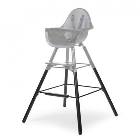 Set picioare cu suport pentru scaun de masa Childhome Evolu Negru [1]