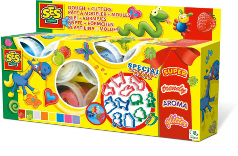 Arta si creatie - Set Plastilina cu Forme de Taiat