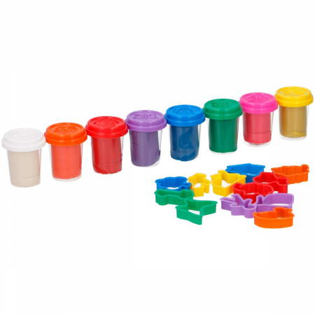 Plastilina si modelare - Set plastilina si forme Creative Kids 20 piese