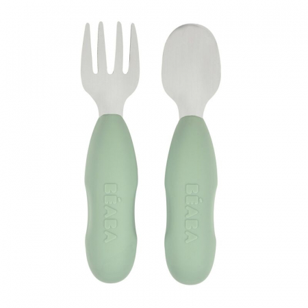 Set tacamuri inox Beaba Sage Green [1]