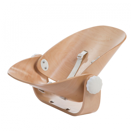 Scaune masa bebe - Sezut nou-nascut pentru scaun de masa Childhome Evolu 2/Evolu One.80, Natural/Alb