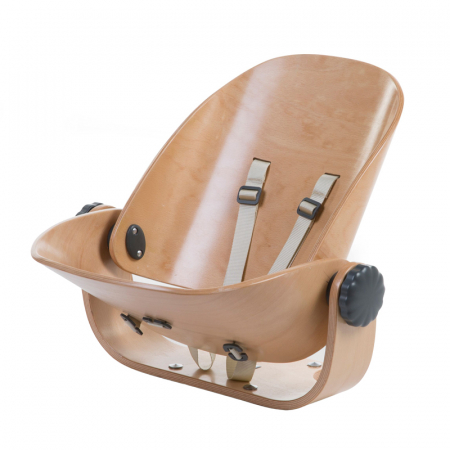 Scaune masa bebe - Sezut nou-nascut pentru scaun de masa Childhome Evolu 2/Evolu One.80, Natural/Antracit