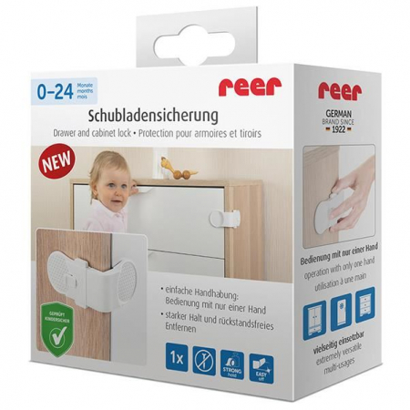 Sisteme protectie - Siguranta pentru blocare sertare si usi de dulapuri REER