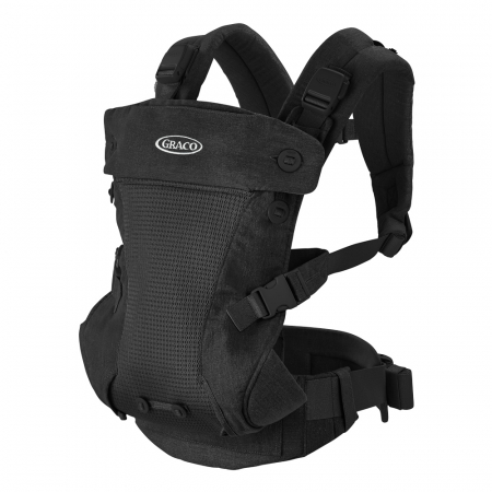 Marsupii bebe - Sistem de purtare Graco Cradle Me Onix Black 4 in 1