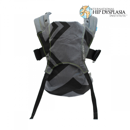 Marsupii bebe - Sistem de purtare We Made Me Venture Charcoal Grey/Black Zigag