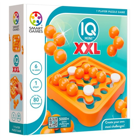 Jucarii si jocuri copii - Smart Games - IQ Mini XXL, joc de logica cu 80 de provocari