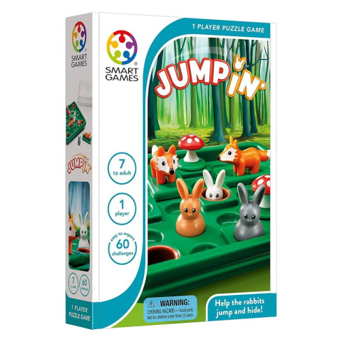 Jucarii si jocuri copii - Smart Games - Jump'In, joc de logica cu 60 de provocari
