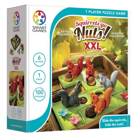 Jucarii si jocuri copii - Smart Games - Squirrels Go Nuts!, joc de logica cu 80 de provocari