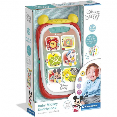 Jucarii bebelusi - Smartphone interactiv Clementoni Mickey Mouse