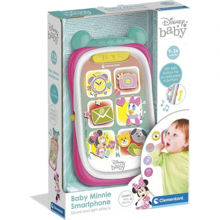 Jucarii bebelusi - Smartphone interactiv Clementoni Minnie Mouse