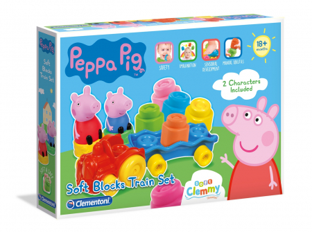 Soft Clemmy - Tren Cu Cuburi Peppa [0]