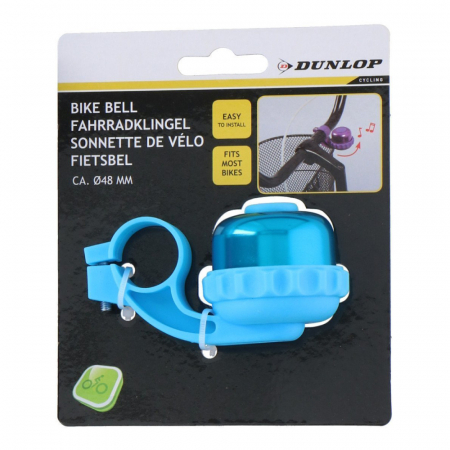 Sonerie bicicleta Dunlop 48 mm Bleu [1]