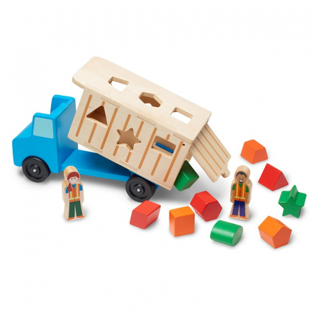 Sortator de forme Masina de curatenie - Melissa and Doug [0]