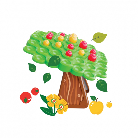 Stay Apple! Balance Tree Game - Joc Quercetti Educativ si Interactiv pentru Toata Familia [1]