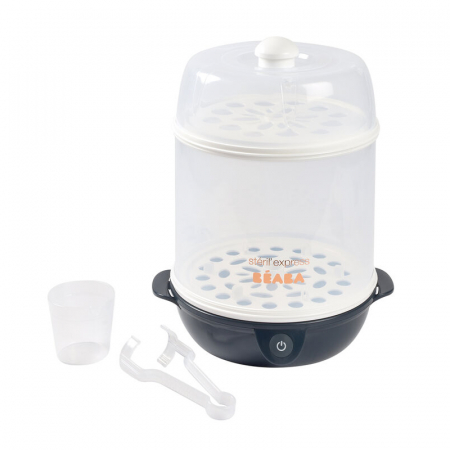 Sterilizatoare biberoane - Sterilizator electric 2 in 1 Beaba Steril Express Night Blue