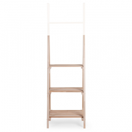 Suport haine Tipi Childhome 60x60x197.3 cm, Lemn Natural/Alb [1]