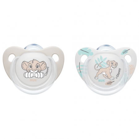 Suzeta Nuk Disney The Lion King Silicon M2, 6-18 luni, Set 2 Bucati [0]