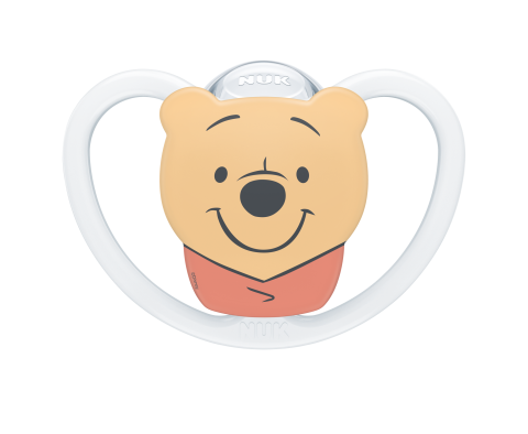 Suzeta Nuk Space Disney Winnie the Pooh Silicon 6-18 luni M2, Set 2 Bucati [2]