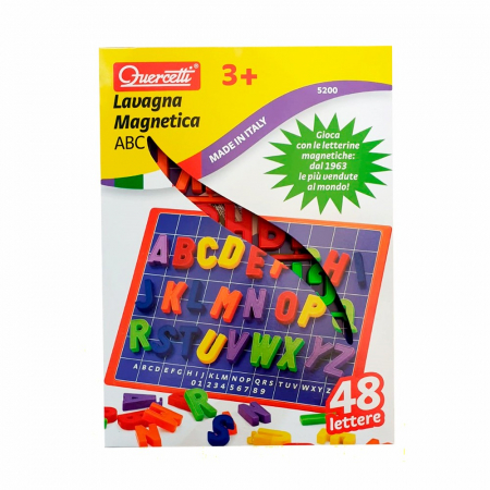 Jucarii educative - Tabla Magnetica Quercetti Litere Mari Basic