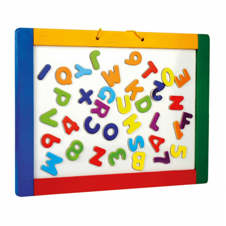 Jucarii educative - Tabla Magnetica si de Scris cu Creta, Bino