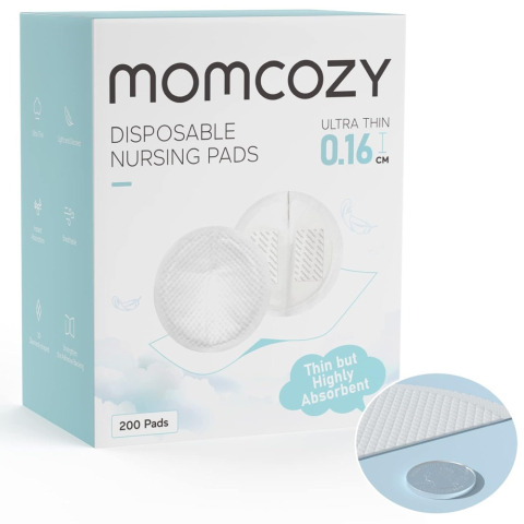 Accesorii alaptare - Tampoane de san ultra-subtiri Momcozy 200 buc
