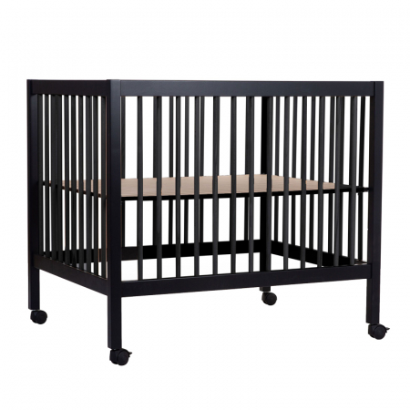 Patuturi - Tarc Childhome 97 cu roti 75x95 cm MDF Negru