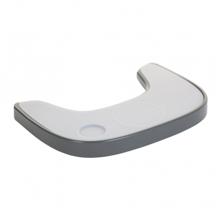 Scaune masa bebe - Tavita scaun de masa Childhome Evolu + Protectie din silicon, Antracit
