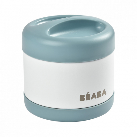 Termos alimente Beaba Thermo-Portion 500 ml White/Blue