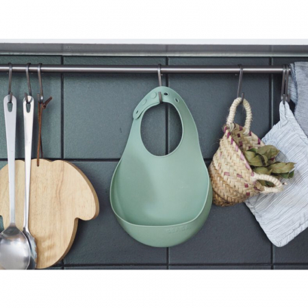 Baveta silicon Beaba Sage Green [3]