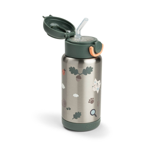 Masa bebelusului - Termos Done by Deer Tiny Trails Green 340ml