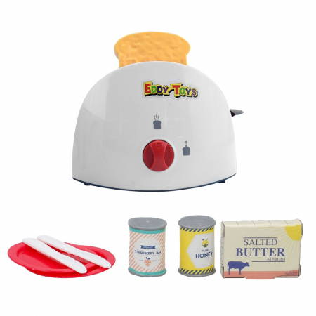 Jucarii de rol - Toaster cu accesorii mic dejun Eddy Toys