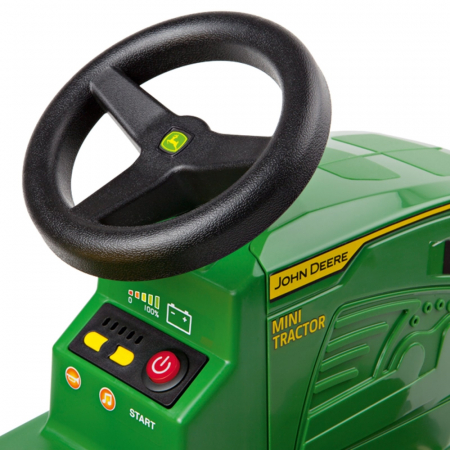 Tractor electric Peg Perego Mini JD John Deere, 6V, 12luni +, Verde / Galben [6]