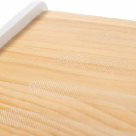 Treapta inaltator Childhome 35x23x18 cm Lemn Natural/Alb [3]