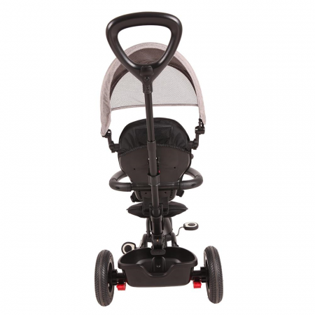 Tricicleta cu roti de cauciuc Qplay Rito Rubber Rosu [6]