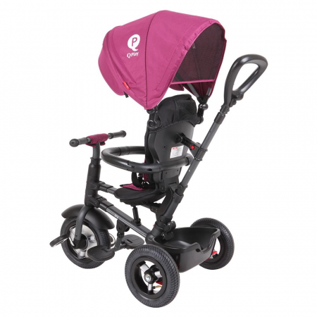Tricicleta cu roti de cauciuc Qplay Rito Rubber Violet [2]