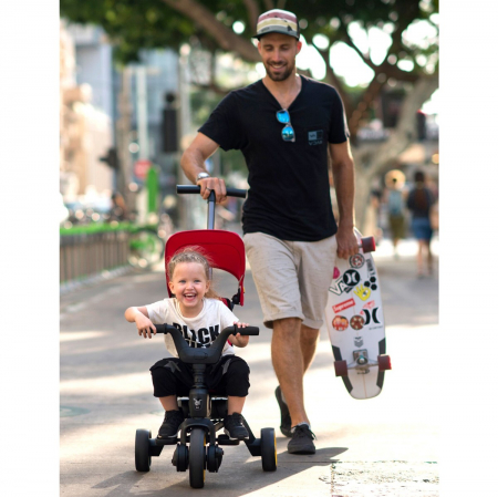 Tricicleta Pliabila Doona Liki Trike S3 Flame Red [3]