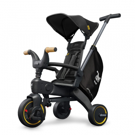 Triciclete - Tricicleta Doona Liki Trike S5 Nitro Black - Resigilat