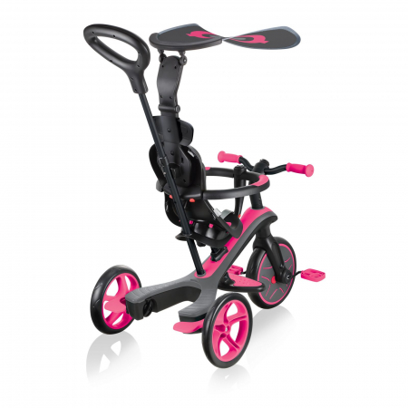 Tricicleta Globber Explorer 4 in 1 culoare roz [13]
