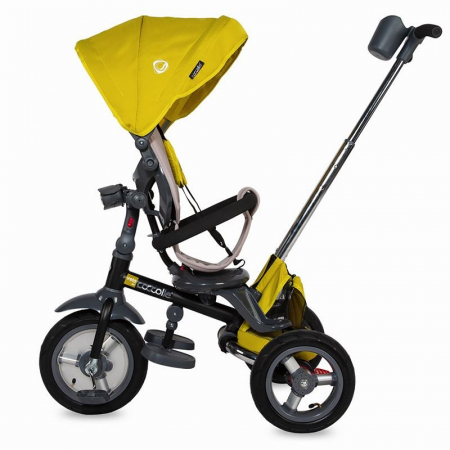 Tricicleta multifunctionala 4in1 cu sezut reversibil Coccolle Velo Air Mustar [2]