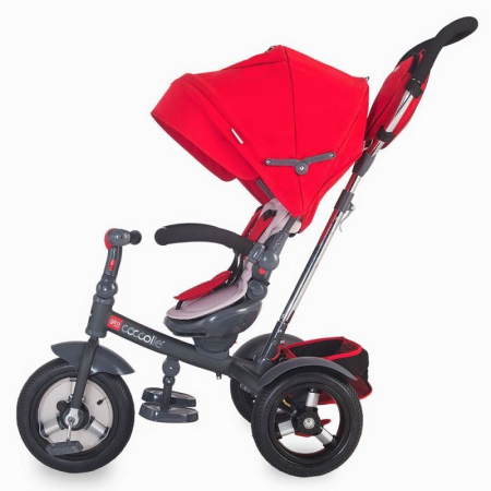 Tricicleta multifunctionala Coccolle Giro Plus Rosu [1]